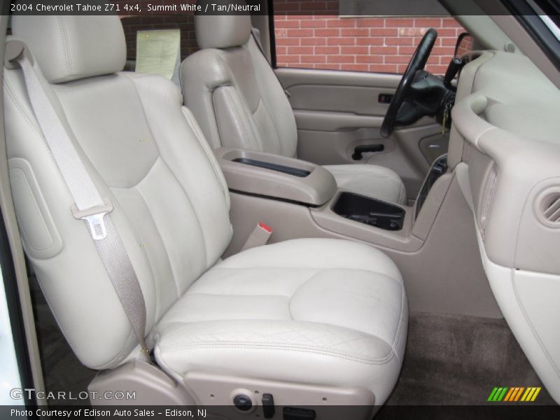 Summit White / Tan/Neutral 2004 Chevrolet Tahoe Z71 4x4