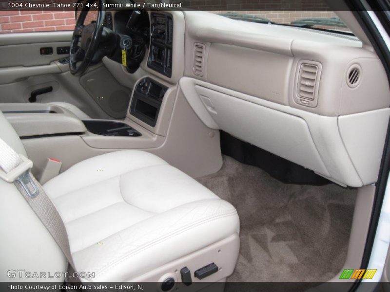 Summit White / Tan/Neutral 2004 Chevrolet Tahoe Z71 4x4