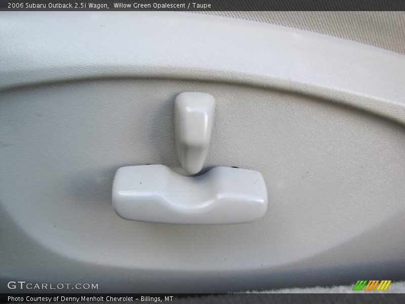 Willow Green Opalescent / Taupe 2006 Subaru Outback 2.5i Wagon