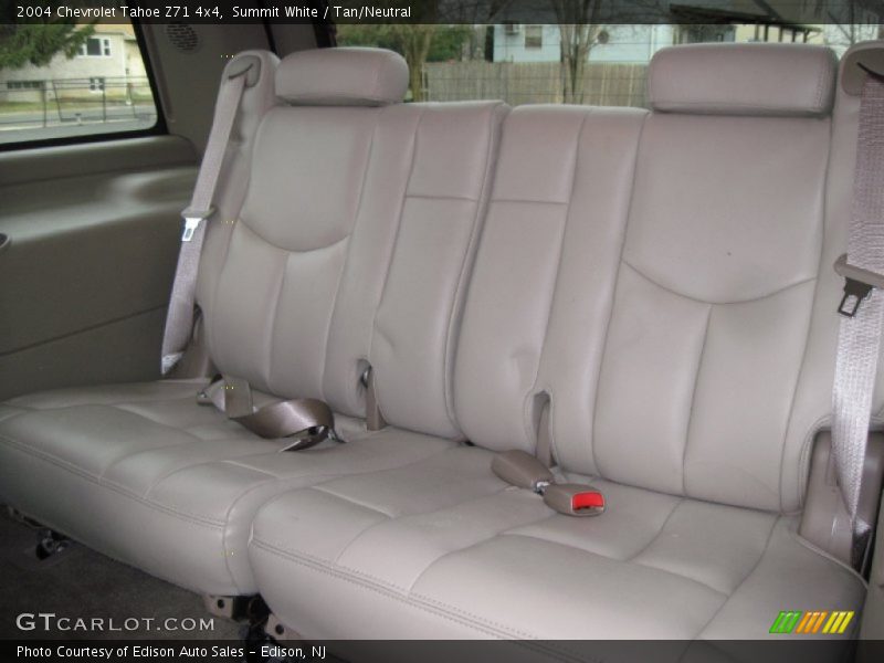 Summit White / Tan/Neutral 2004 Chevrolet Tahoe Z71 4x4