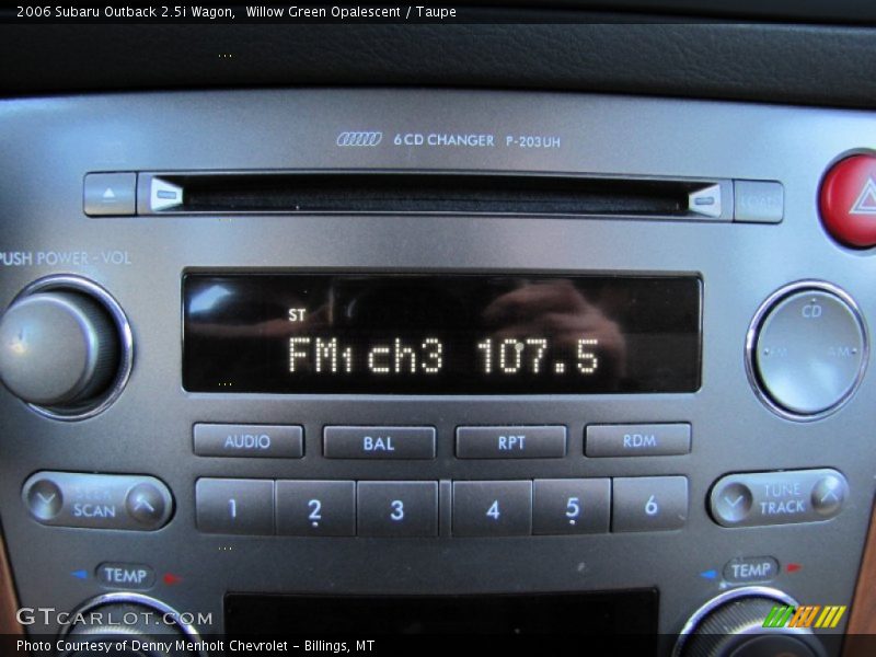 Willow Green Opalescent / Taupe 2006 Subaru Outback 2.5i Wagon