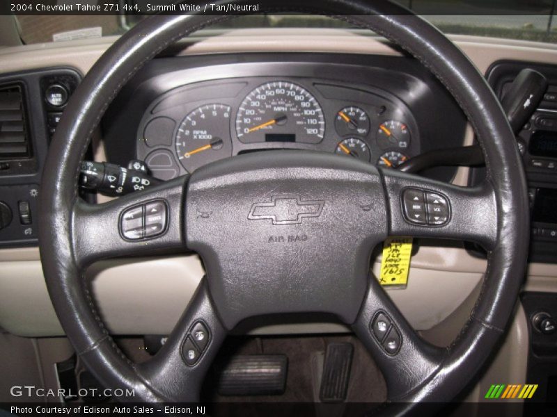 Summit White / Tan/Neutral 2004 Chevrolet Tahoe Z71 4x4