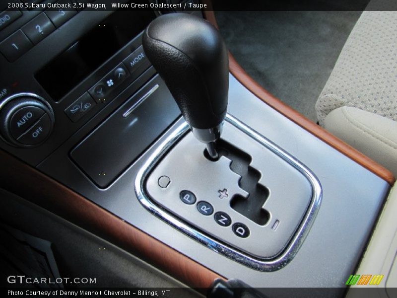 Willow Green Opalescent / Taupe 2006 Subaru Outback 2.5i Wagon