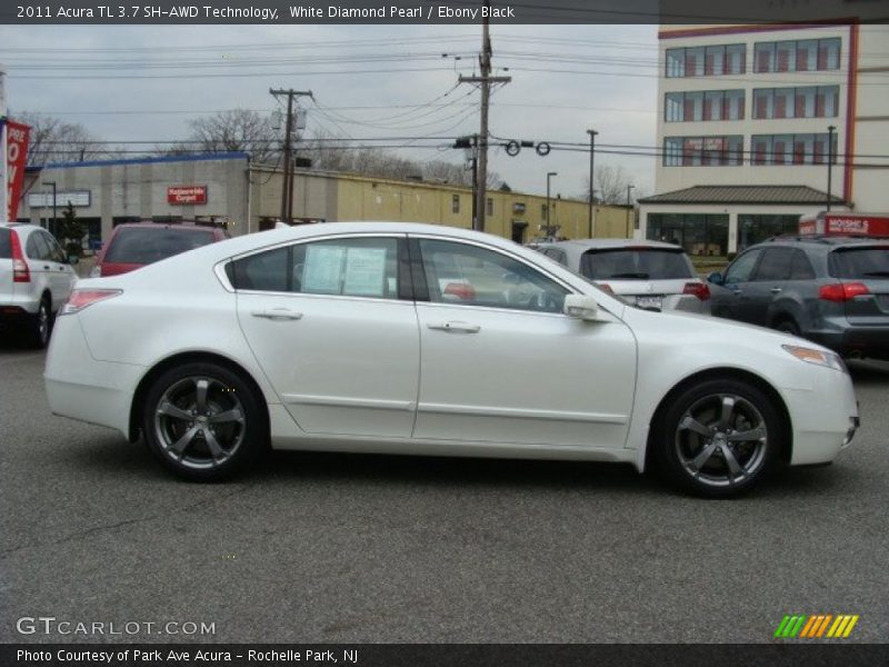 White Diamond Pearl / Ebony Black 2011 Acura TL 3.7 SH-AWD Technology