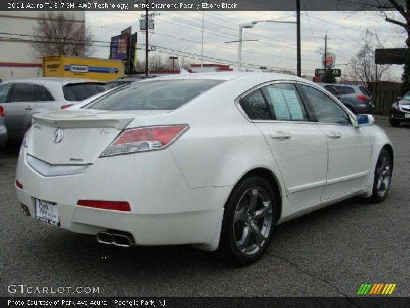 White Diamond Pearl / Ebony Black 2011 Acura TL 3.7 SH-AWD Technology