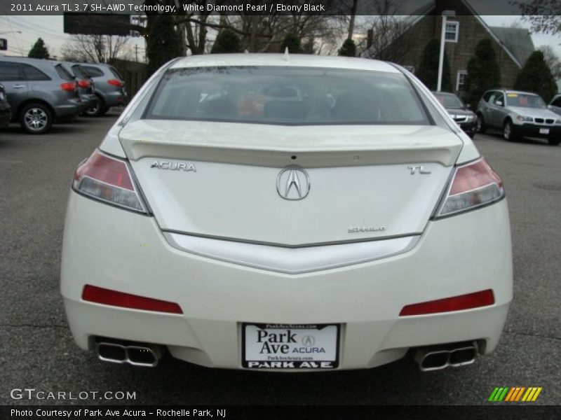 White Diamond Pearl / Ebony Black 2011 Acura TL 3.7 SH-AWD Technology