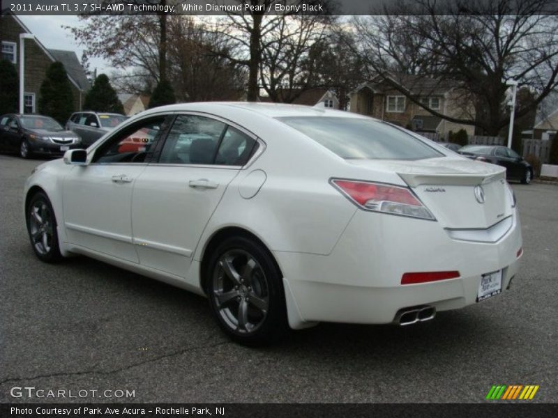 White Diamond Pearl / Ebony Black 2011 Acura TL 3.7 SH-AWD Technology