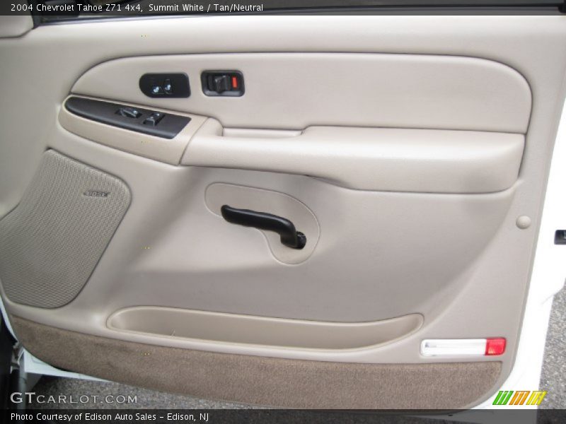 Summit White / Tan/Neutral 2004 Chevrolet Tahoe Z71 4x4
