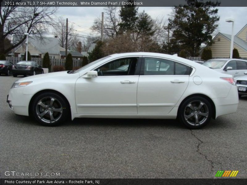 White Diamond Pearl / Ebony Black 2011 Acura TL 3.7 SH-AWD Technology