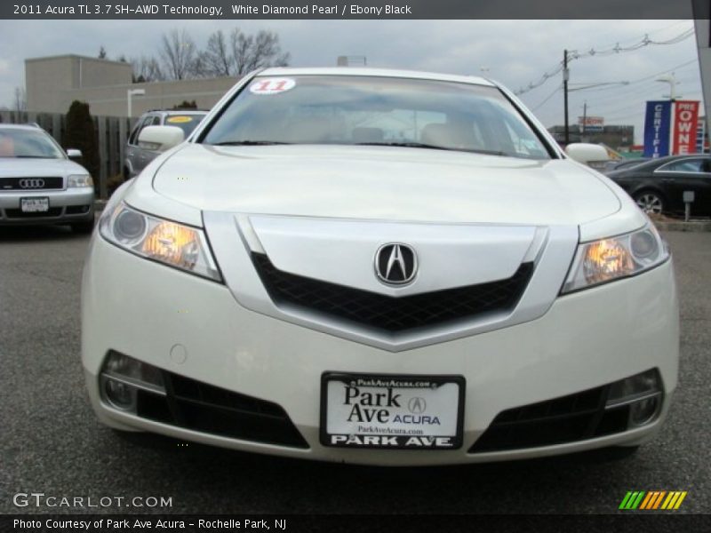 White Diamond Pearl / Ebony Black 2011 Acura TL 3.7 SH-AWD Technology