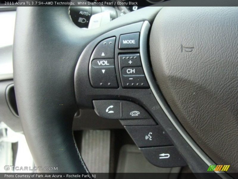 White Diamond Pearl / Ebony Black 2011 Acura TL 3.7 SH-AWD Technology