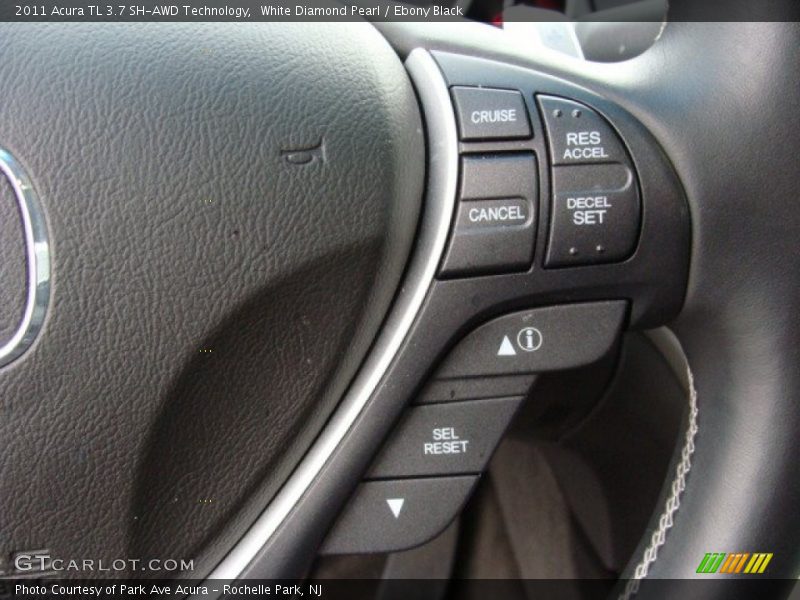 White Diamond Pearl / Ebony Black 2011 Acura TL 3.7 SH-AWD Technology