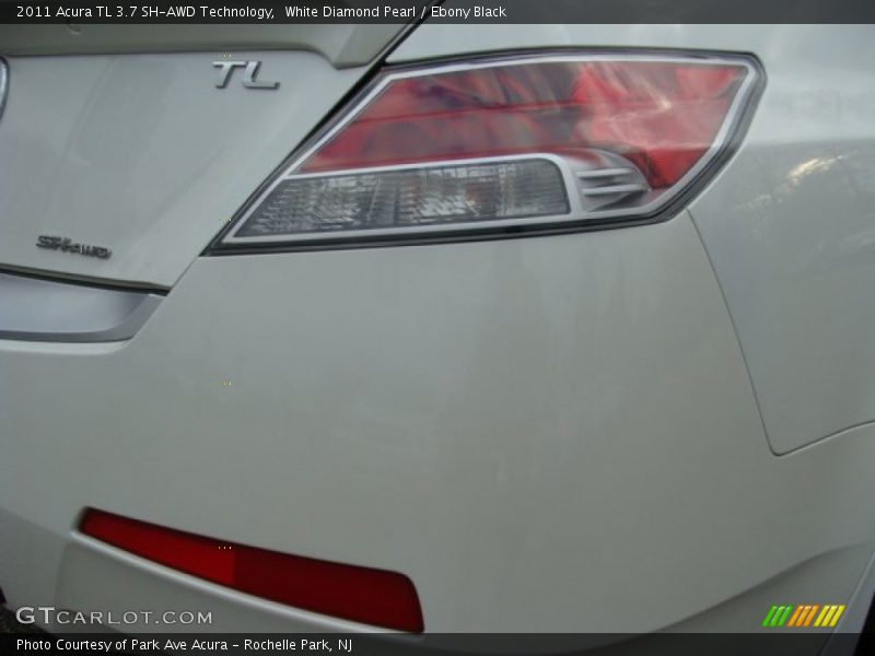 White Diamond Pearl / Ebony Black 2011 Acura TL 3.7 SH-AWD Technology