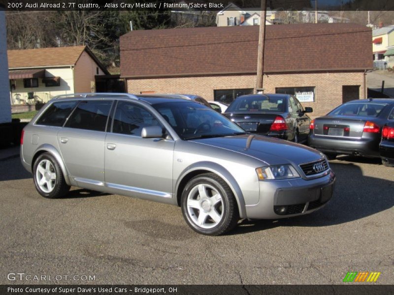 Atlas Gray Metallic / Platinum/Sabre Black 2005 Audi Allroad 2.7T quattro
