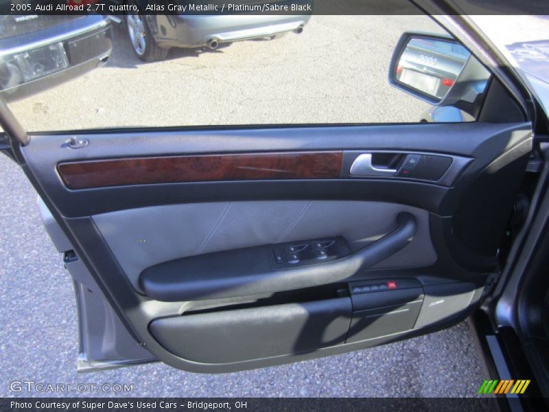 Atlas Gray Metallic / Platinum/Sabre Black 2005 Audi Allroad 2.7T quattro