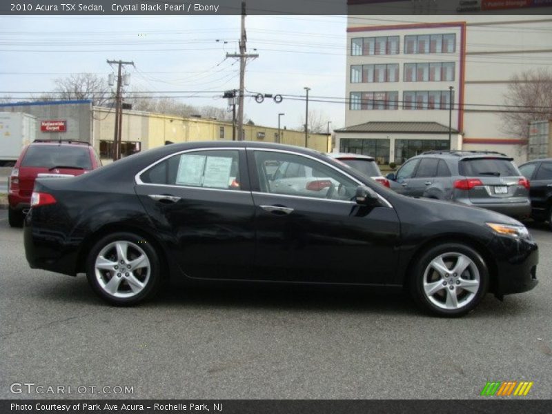 Crystal Black Pearl / Ebony 2010 Acura TSX Sedan