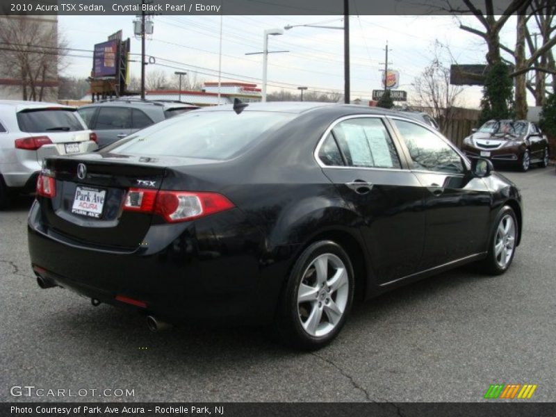 Crystal Black Pearl / Ebony 2010 Acura TSX Sedan