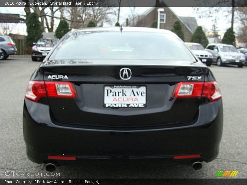 Crystal Black Pearl / Ebony 2010 Acura TSX Sedan