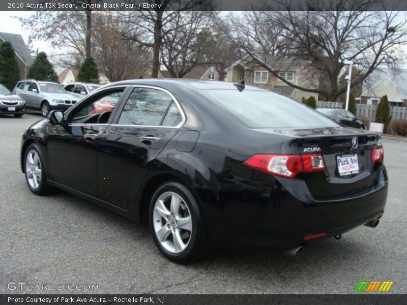 Crystal Black Pearl / Ebony 2010 Acura TSX Sedan