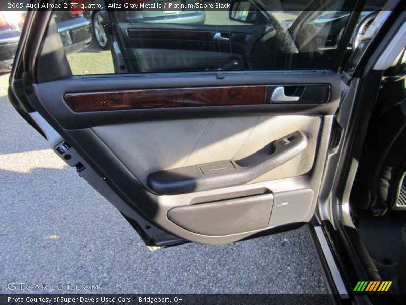 Atlas Gray Metallic / Platinum/Sabre Black 2005 Audi Allroad 2.7T quattro