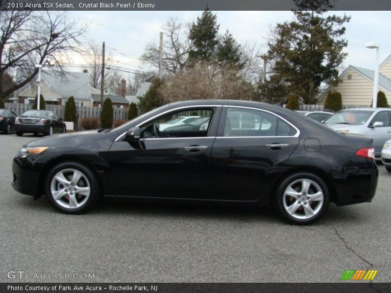 Crystal Black Pearl / Ebony 2010 Acura TSX Sedan