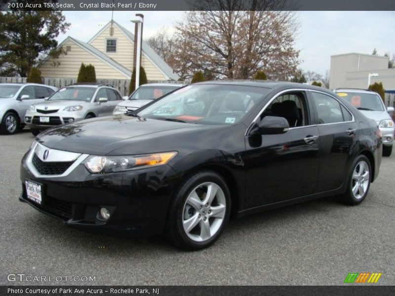 Crystal Black Pearl / Ebony 2010 Acura TSX Sedan