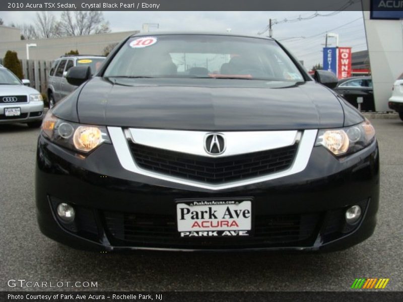 Crystal Black Pearl / Ebony 2010 Acura TSX Sedan