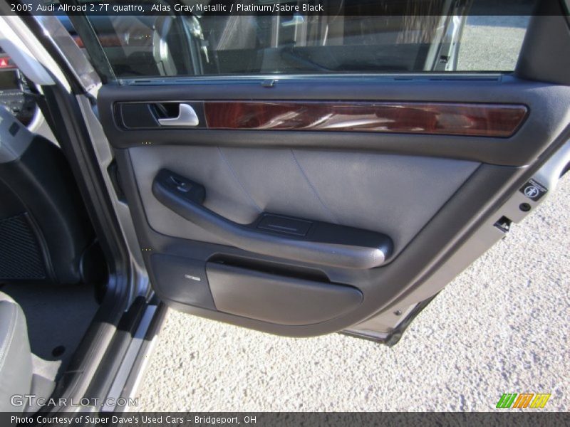 Atlas Gray Metallic / Platinum/Sabre Black 2005 Audi Allroad 2.7T quattro