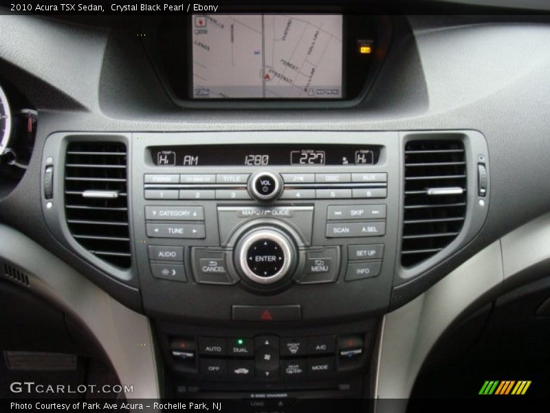 Controls of 2010 TSX Sedan