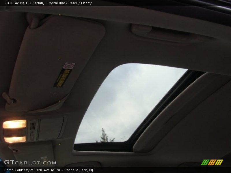 Crystal Black Pearl / Ebony 2010 Acura TSX Sedan
