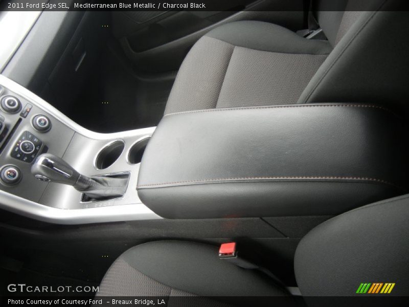 Mediterranean Blue Metallic / Charcoal Black 2011 Ford Edge SEL