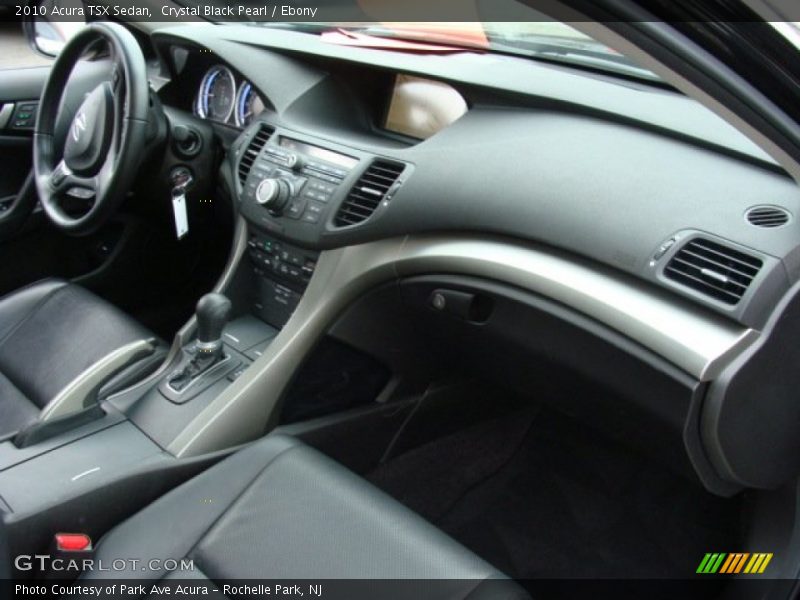 Crystal Black Pearl / Ebony 2010 Acura TSX Sedan