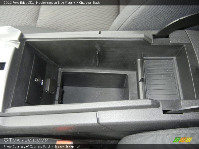 Mediterranean Blue Metallic / Charcoal Black 2011 Ford Edge SEL