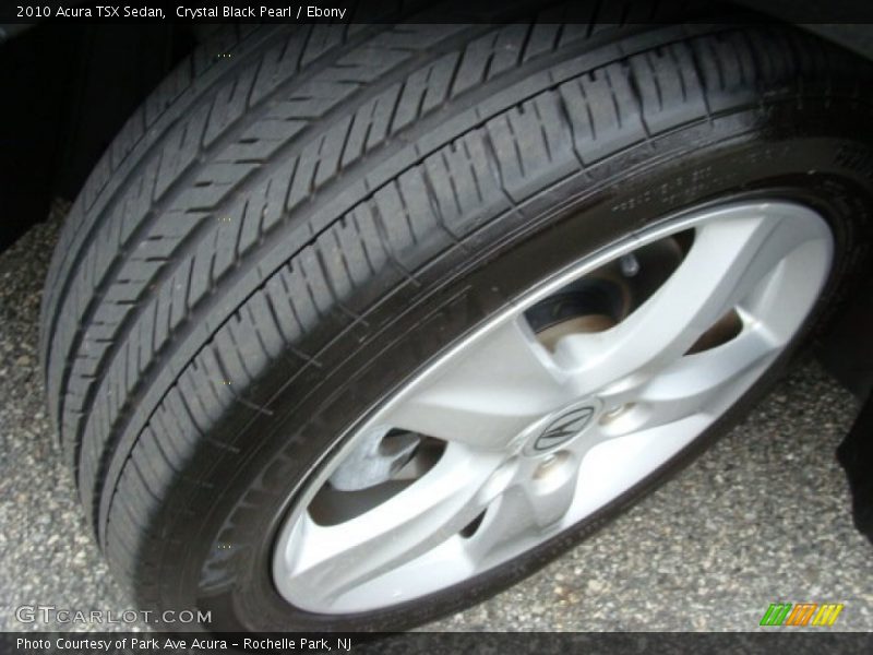Crystal Black Pearl / Ebony 2010 Acura TSX Sedan