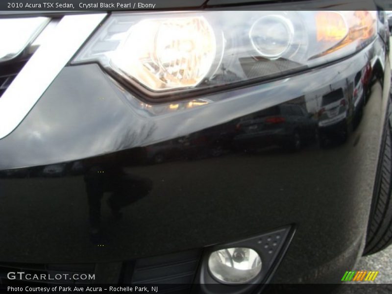 Crystal Black Pearl / Ebony 2010 Acura TSX Sedan