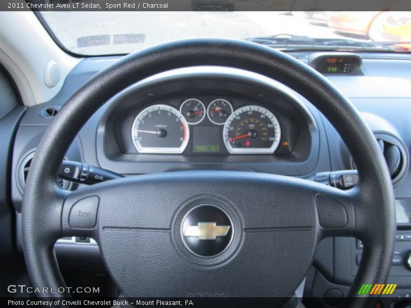 Sport Red / Charcoal 2011 Chevrolet Aveo LT Sedan