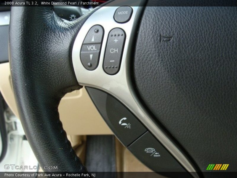 White Diamond Pearl / Parchment 2008 Acura TL 3.2