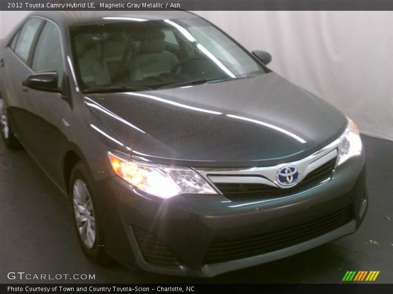Magnetic Gray Metallic / Ash 2012 Toyota Camry Hybrid LE