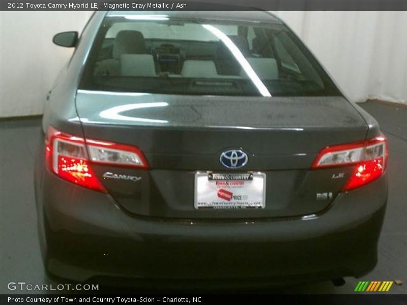 Magnetic Gray Metallic / Ash 2012 Toyota Camry Hybrid LE