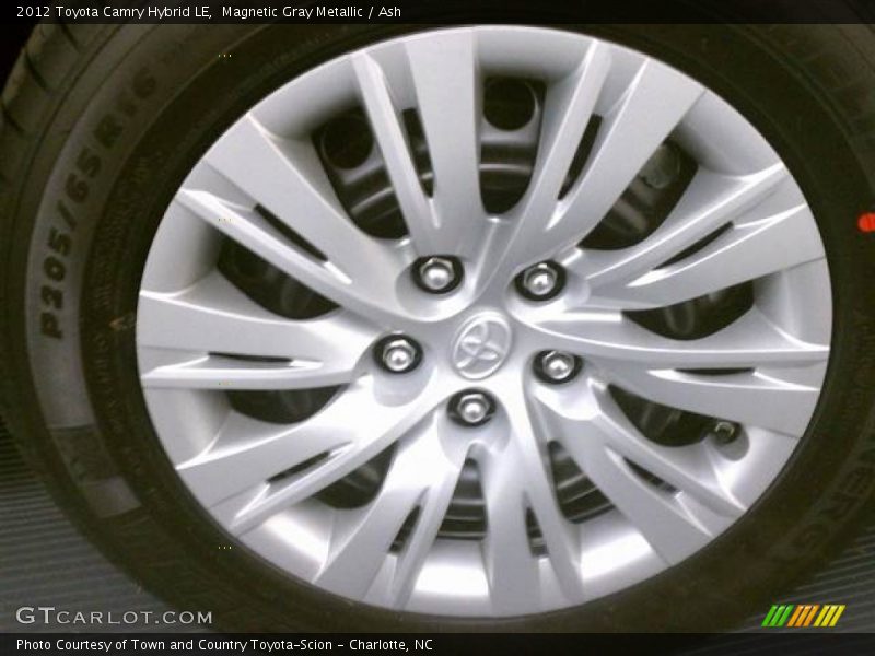 Magnetic Gray Metallic / Ash 2012 Toyota Camry Hybrid LE
