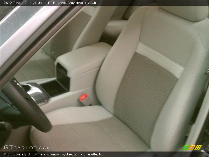 Magnetic Gray Metallic / Ash 2012 Toyota Camry Hybrid LE