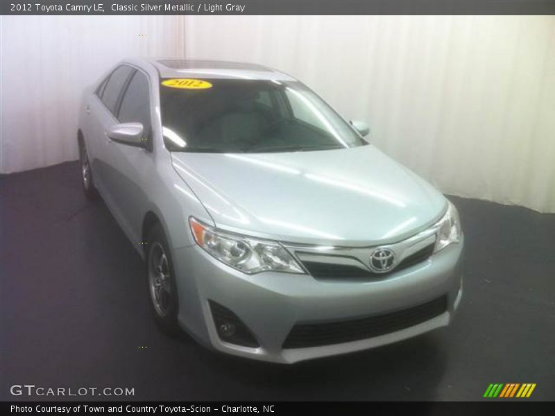 Classic Silver Metallic / Light Gray 2012 Toyota Camry LE