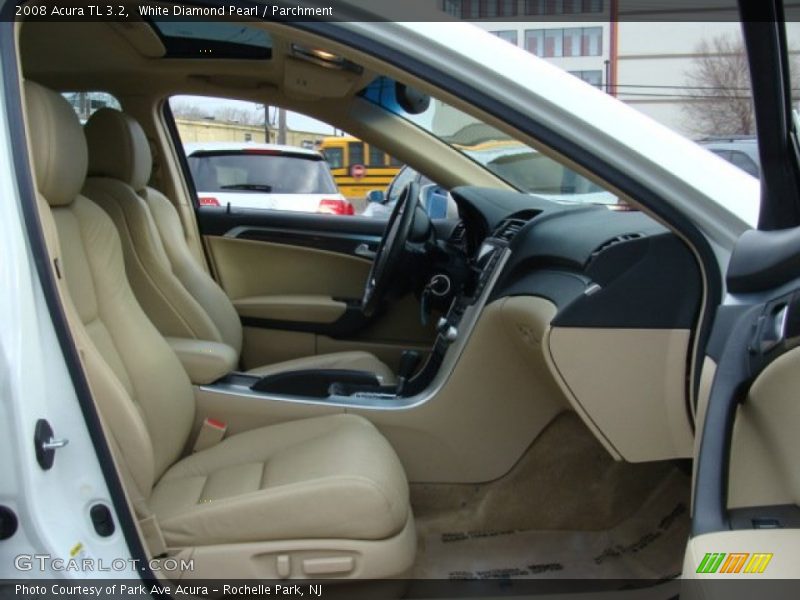 White Diamond Pearl / Parchment 2008 Acura TL 3.2