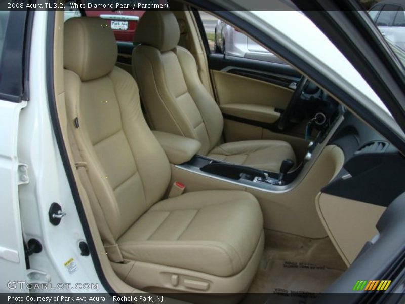 White Diamond Pearl / Parchment 2008 Acura TL 3.2