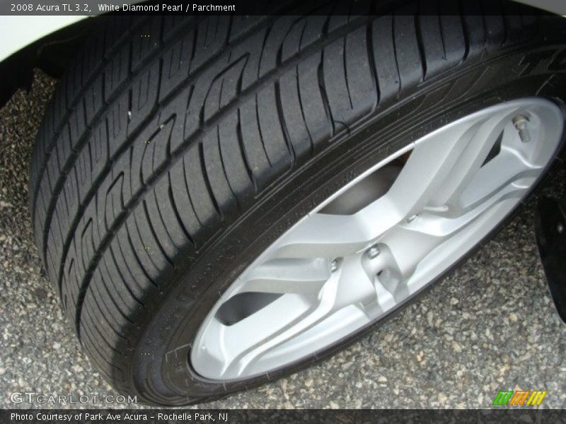 White Diamond Pearl / Parchment 2008 Acura TL 3.2