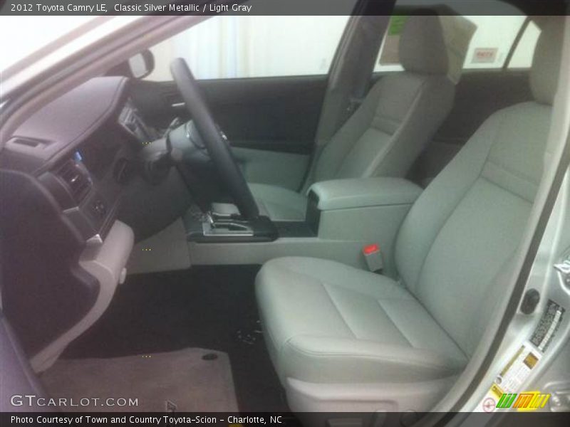 Classic Silver Metallic / Light Gray 2012 Toyota Camry LE