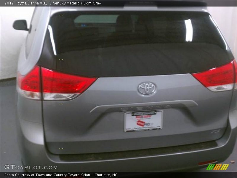 Silver Sky Metallic / Light Gray 2012 Toyota Sienna XLE