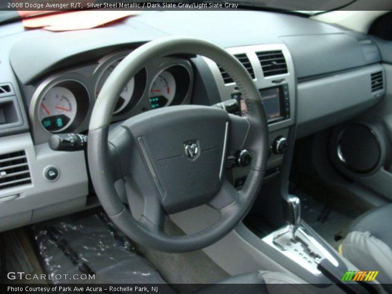Silver Steel Metallic / Dark Slate Gray/Light Slate Gray 2008 Dodge Avenger R/T