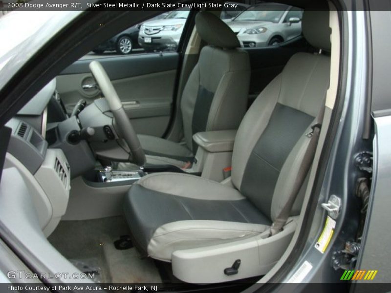 Silver Steel Metallic / Dark Slate Gray/Light Slate Gray 2008 Dodge Avenger R/T