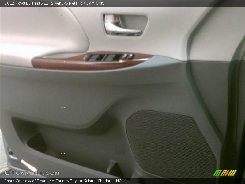 Silver Sky Metallic / Light Gray 2012 Toyota Sienna XLE
